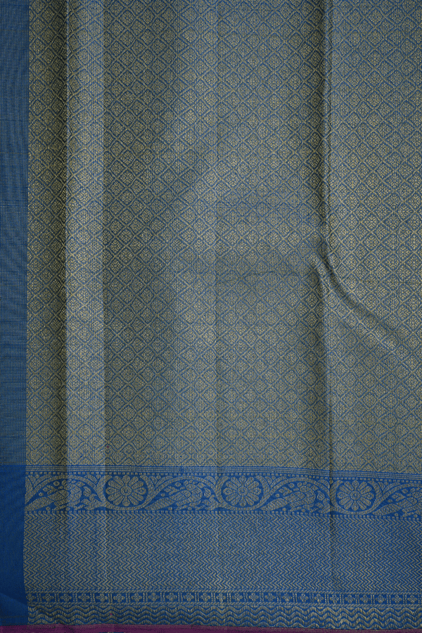 Brocade Design Dark Green Kanchipuram Silk Saree