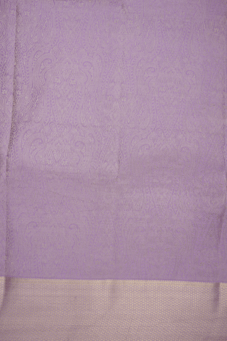 Brocade Design Dusty Purple Mysore Silk Saree