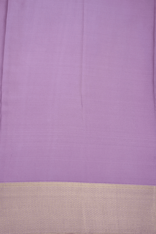 Brocade Design Dusty Purple Mysore Silk Saree