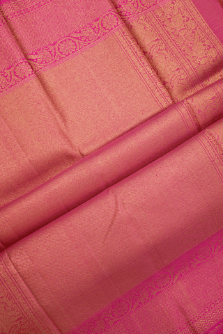 Brocade Design Ruby Red Kanchipuram Silk Saree