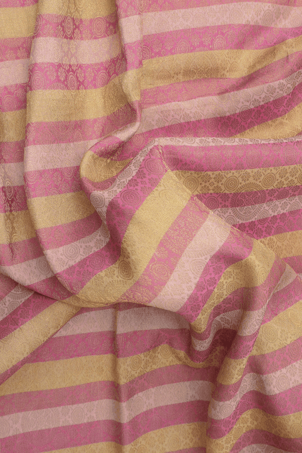 Brocade Zari Design Multicolor Mysore Silk Saree