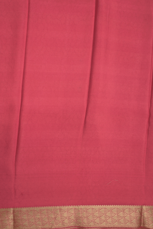 Brocade Zari Design Multicolor Mysore Silk Saree