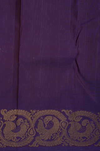 Brocade Zari Design Off White Kanchipuram Silk Saree