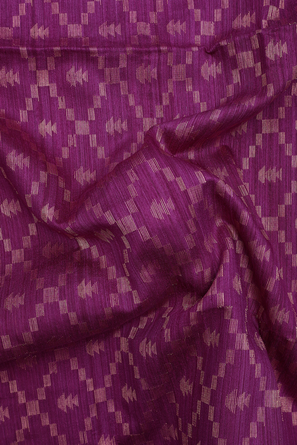 Bailu Silk Saree In Grape Purple With Allover Design