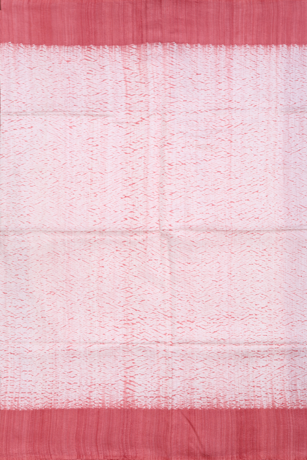 Bailu Silk Saree In White With Allover Design