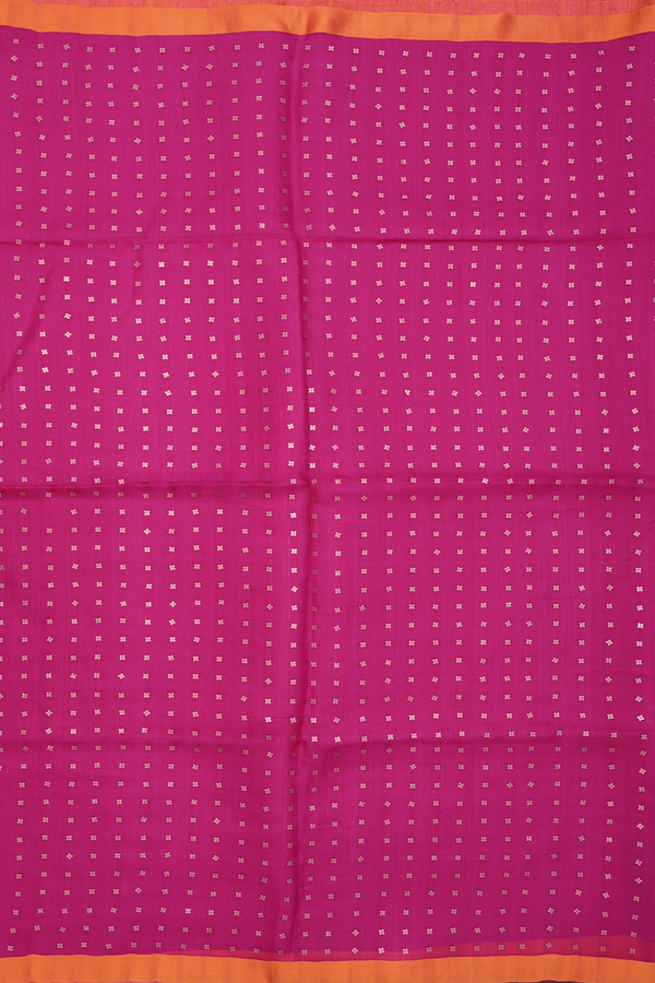 Bailu Silk Saree In Purple Rose With Contrast Border