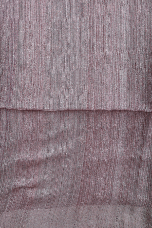 Bailu Silk Saree In Purple With Stripes Design