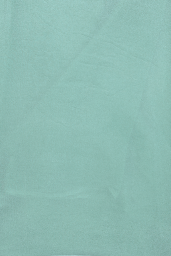 Georgette Saree In Turkish Blue With Embroidered Design