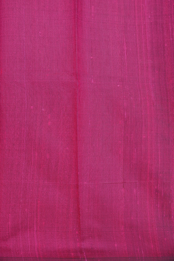 Jute Saree In Purple Rose With Zari Buttas