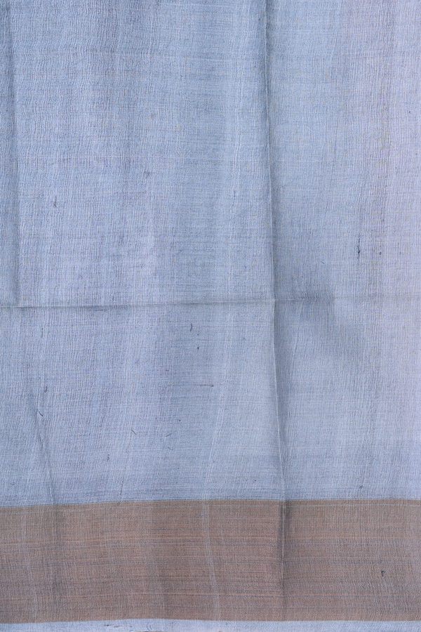 Tussar Silk Saree In Multicolor With Floral Design