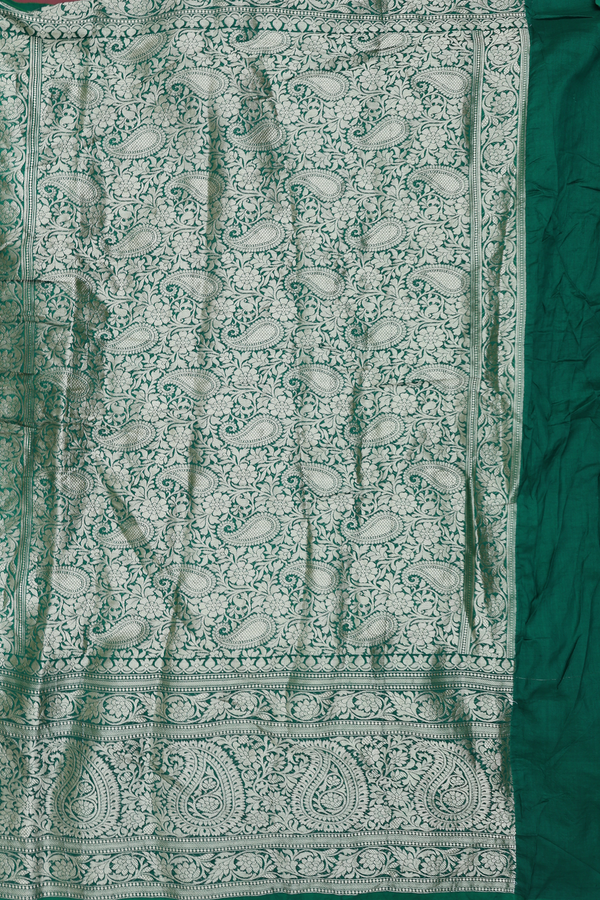 Bandhani Silk Saree In Aqua Green With Tie And Dye Design