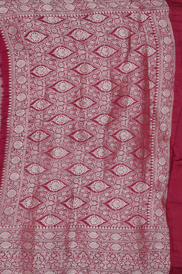 Bandhani Silk Saree In Brownish Grey With Tie And Dye Design