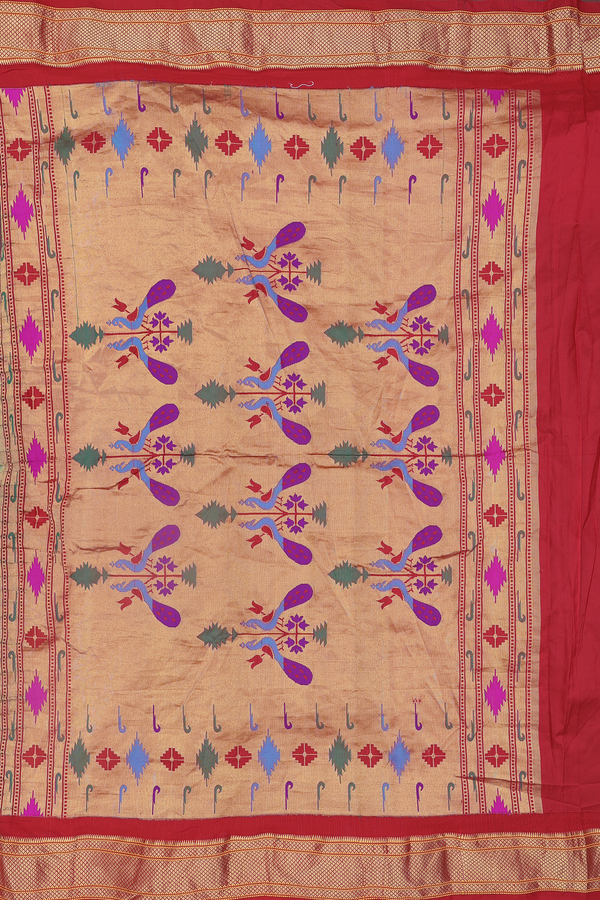 Bandhani Silk Saree In Green With Design
