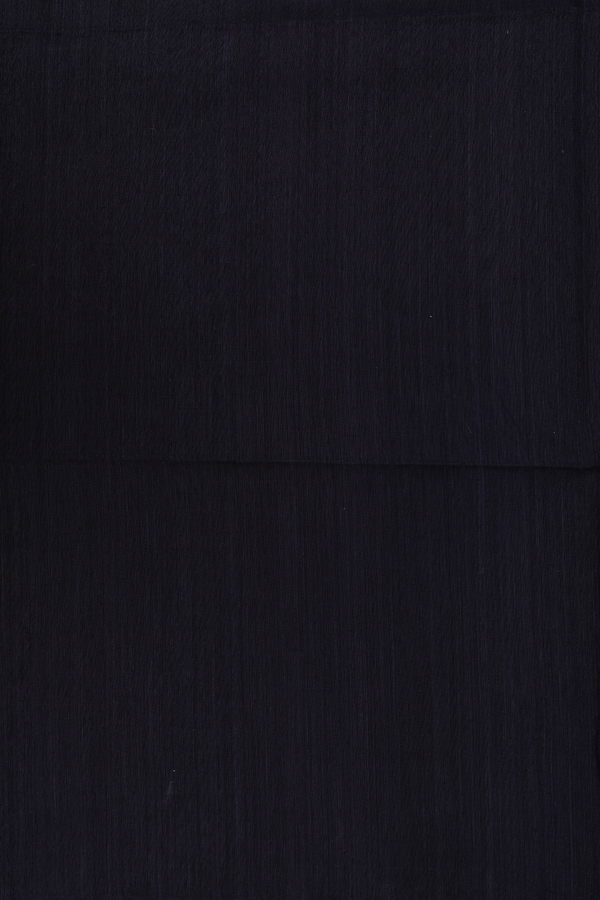 Bailu Silk Saree In Black With Zari Border
