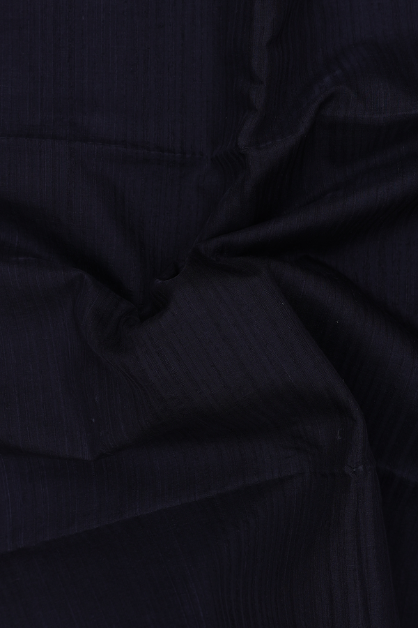 Bailu Silk Saree In Black With Zari Border