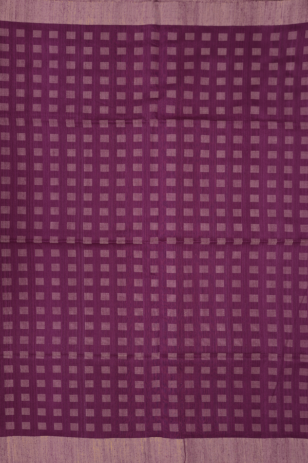 Bailu Silk Saree In Purple With Zari Design