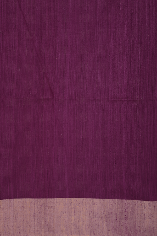 Bailu Silk Saree In Purple With Zari Design