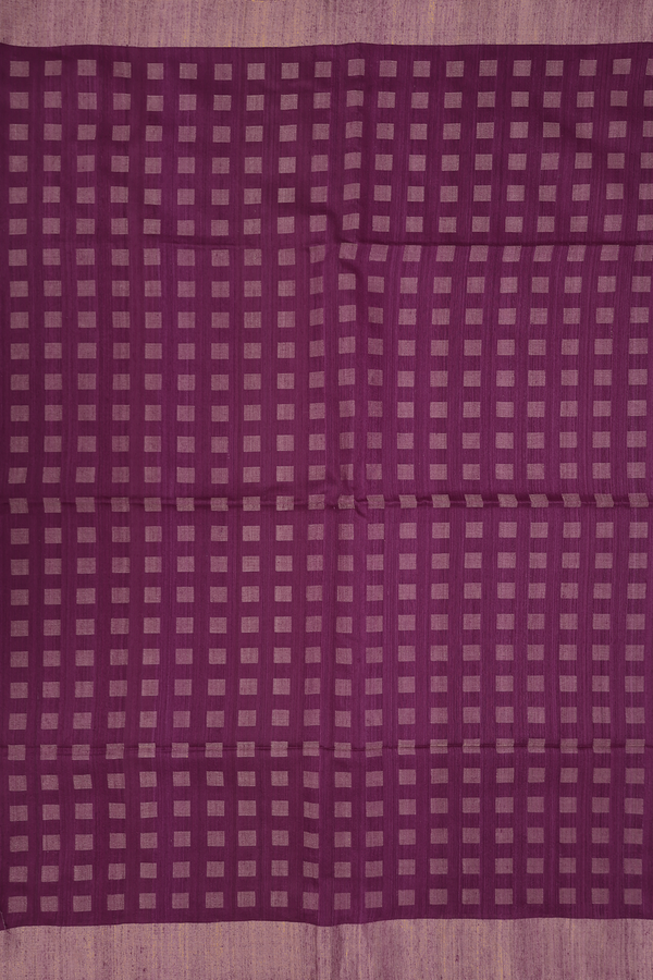 Bailu Silk Saree In Purple With Zari Design