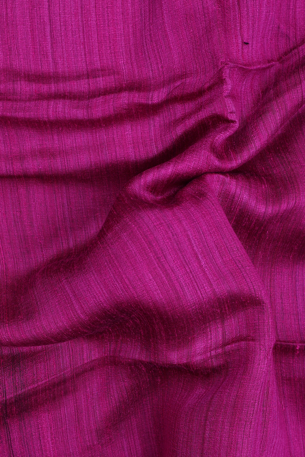 Bailu Silk Saree In Purple Rose With Zari Border