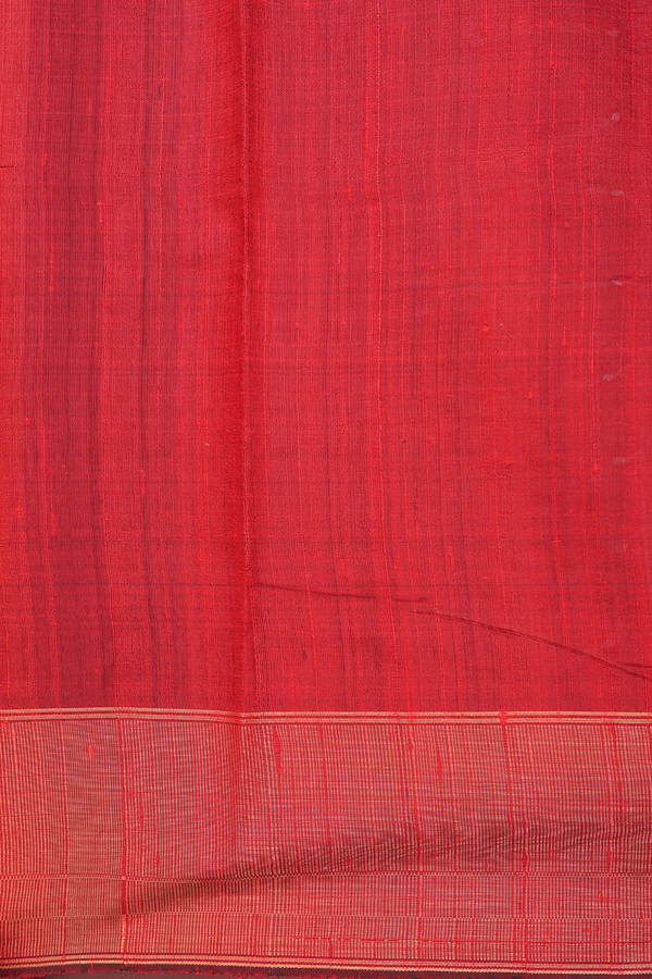 Jute Saree In Dusty Olive With Stripes Design