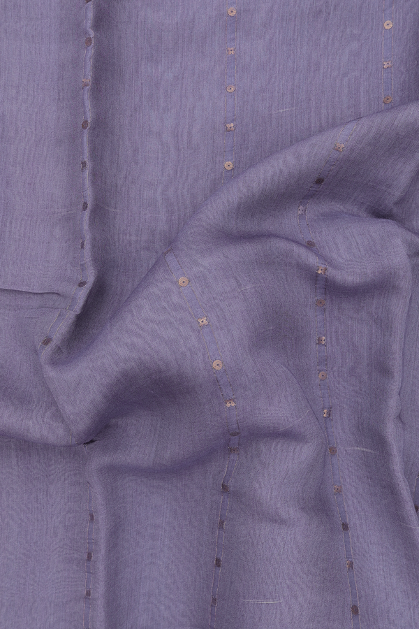 Bailu Silk Saree In Light Purple With Chamki Work