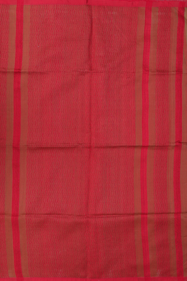 Bailu Silk Saree In Brown With Floral Design