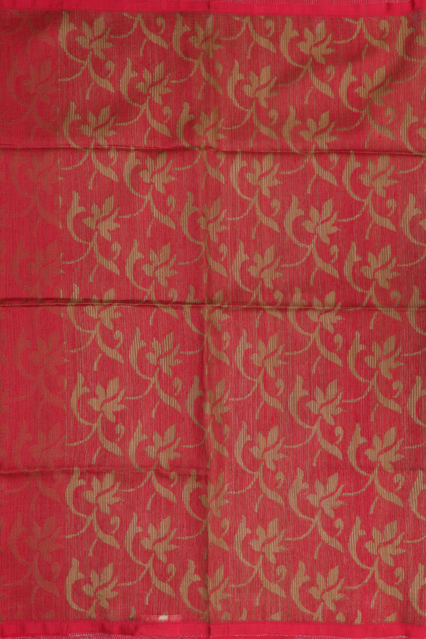 Bailu Silk Saree In Brown With Floral Design