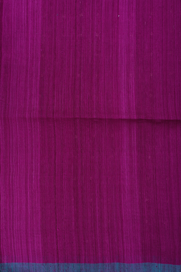Bailu Silk Saree In Grape Purple With Chamki Work