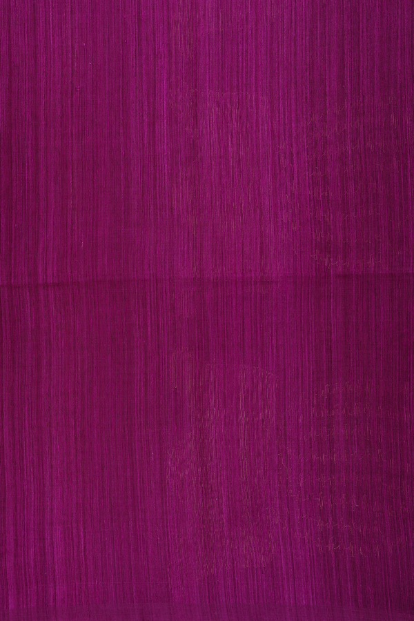 Bailu Silk Saree In Grape Purple With Self Stripes Design