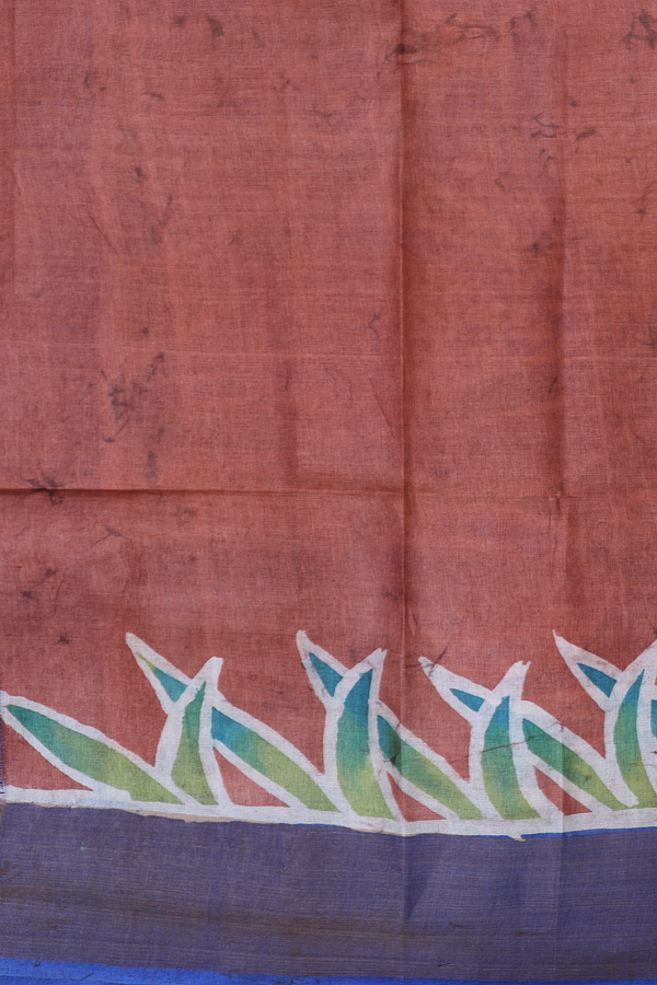 Tussar Silk Saree In Yellow With Floral Printed Design