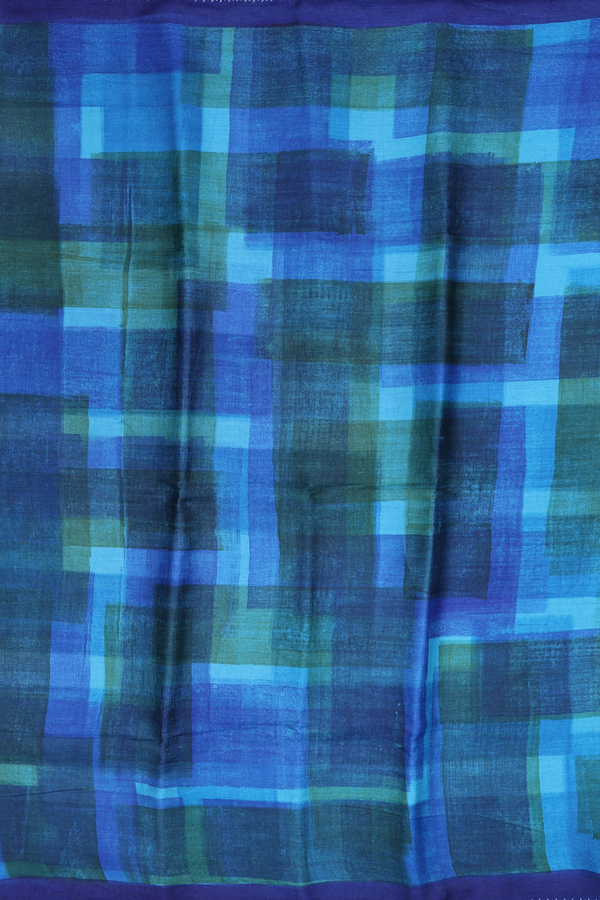 Tussar Silk Saree In Multicolor With Printed Design