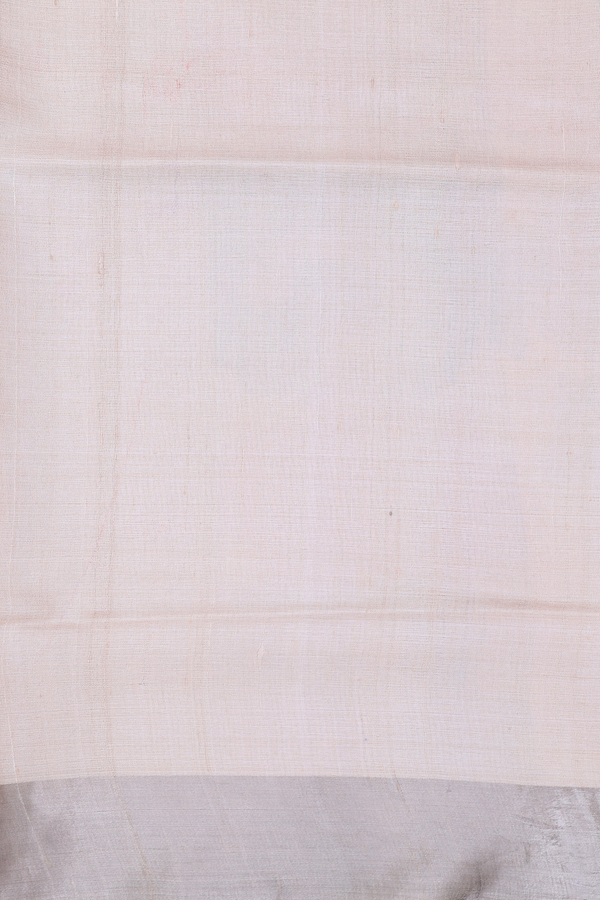 Tussar Silk Saree In Multicolor With Floral Design