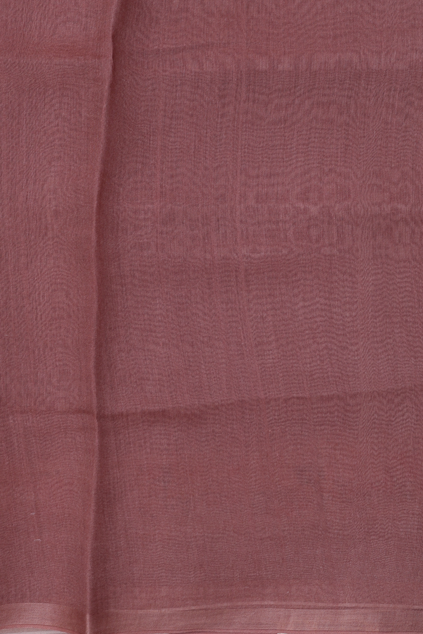 Bailu Silk Saree In Cocoa Brown With Stripes Design