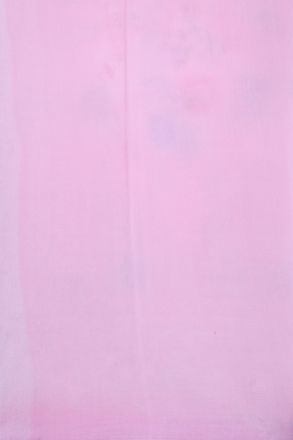 Crepe Saree In Pink With Floral Design