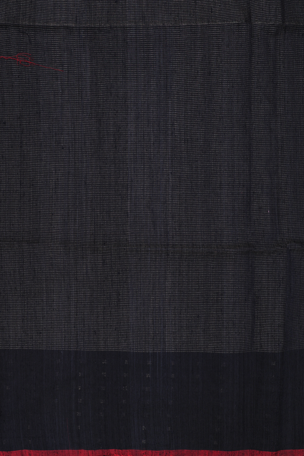Bailu Silk Saree In Black With Stripes Design