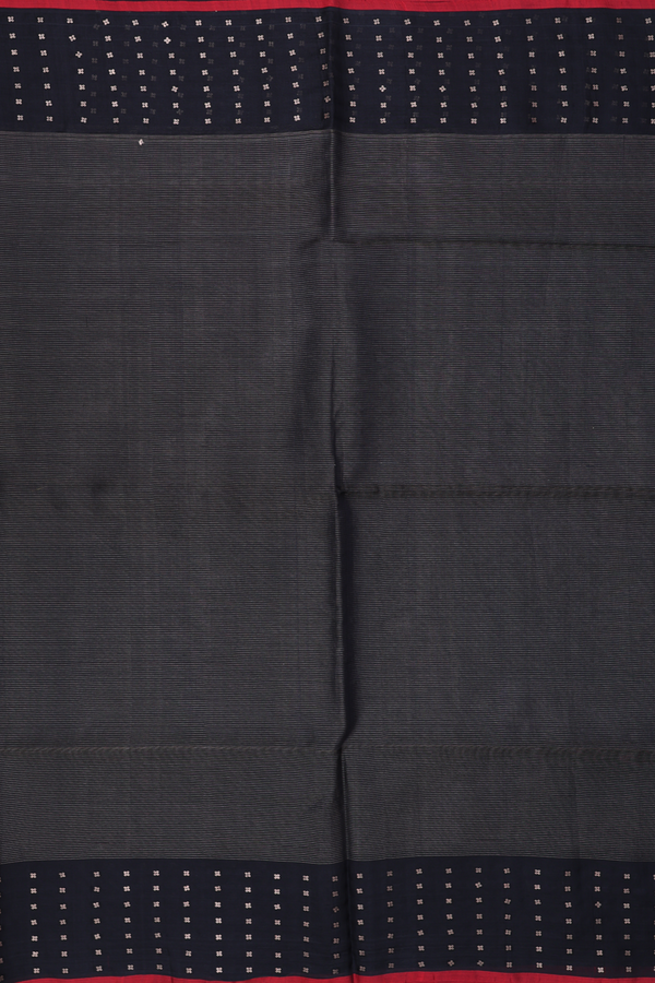 Bailu Silk Saree In Black With Stripes Design