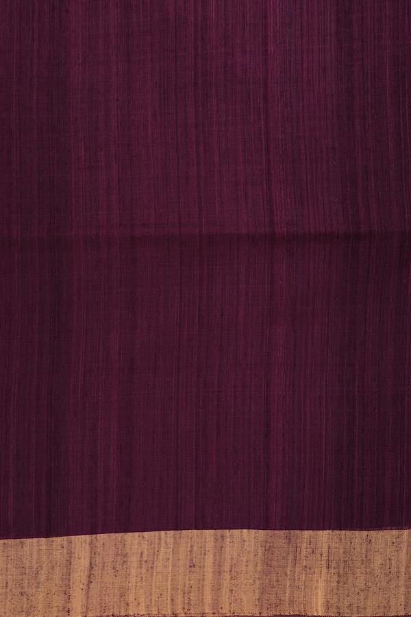 Bailu Silk Saree In Coffee Brown With Chamki Work