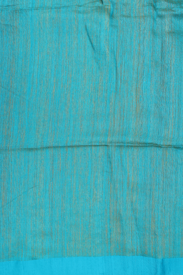 Bailu Silk Saree In Yellow With Stripes Design