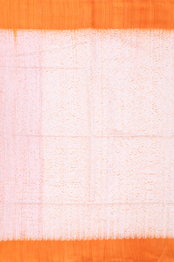 Bailu Silk Saree In White With Allover Design