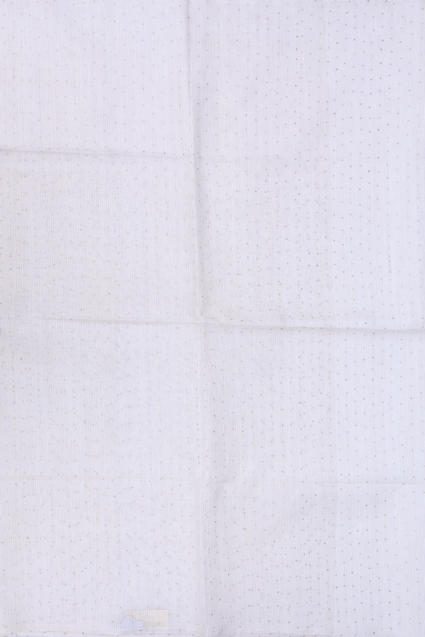 Bailu Silk Saree In White With Chamki Work