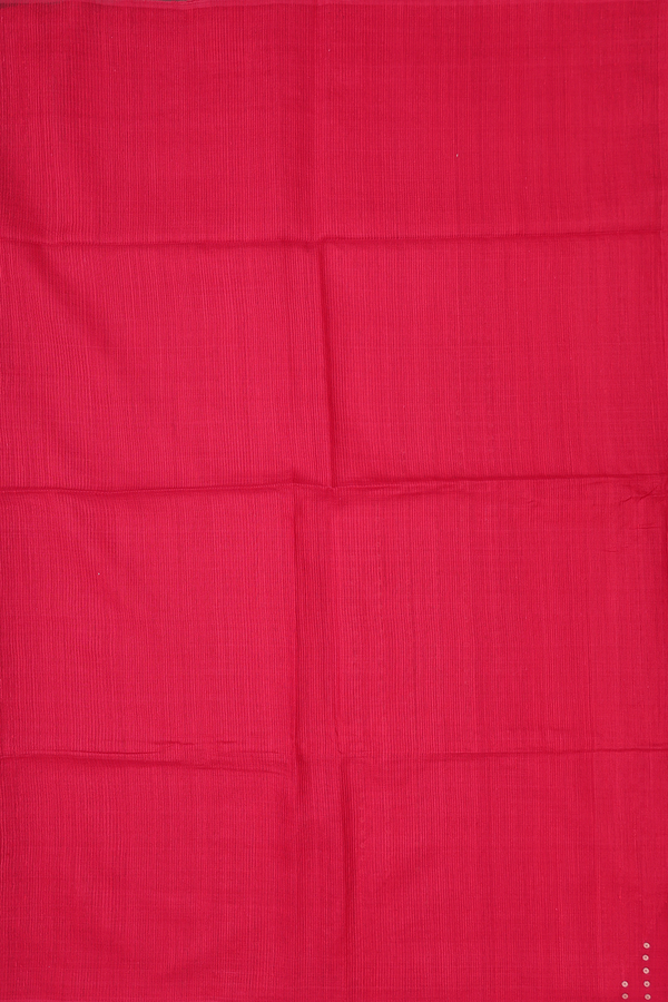 Bailu Silk Saree In Scarlet Red With Chamki Work