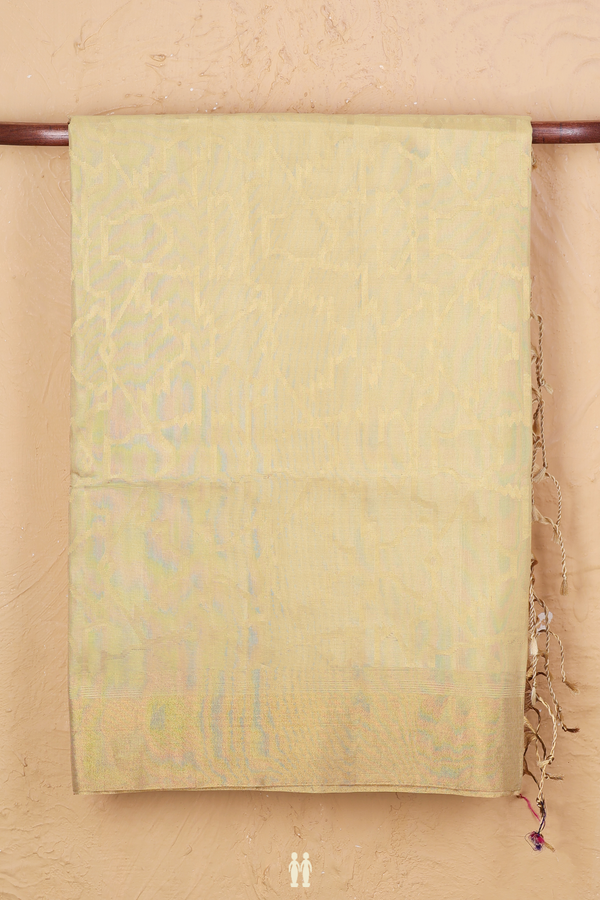 Soft Silk Saree In Light Brown With Allover Design