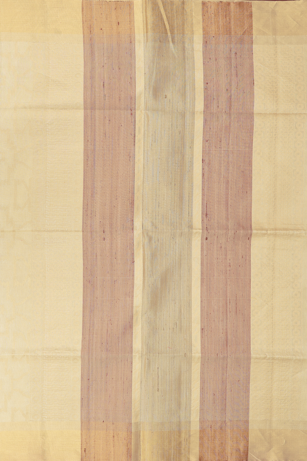 Soft Silk Saree In Light Brown With Allover Design