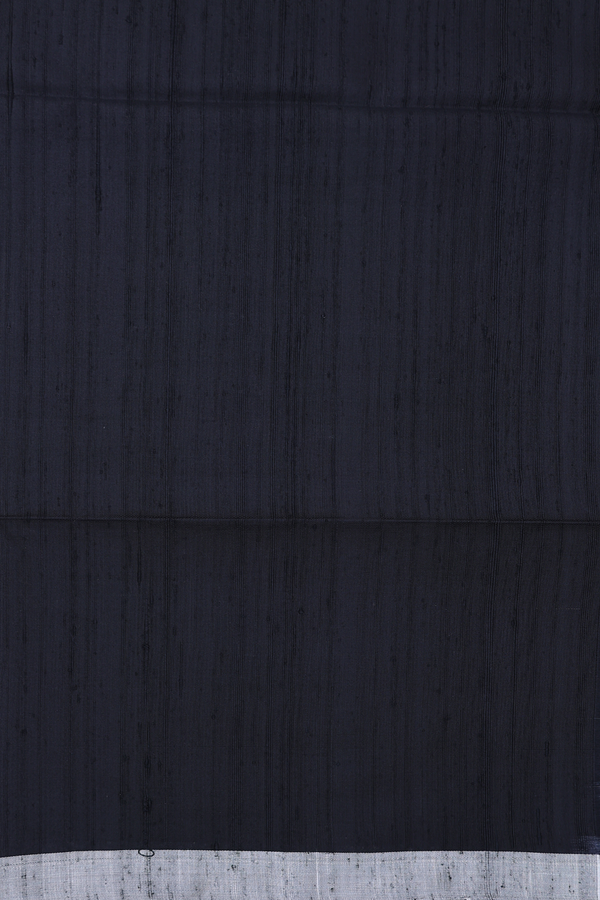 Soft Silk Saree In Plain Grey With Contrast Border