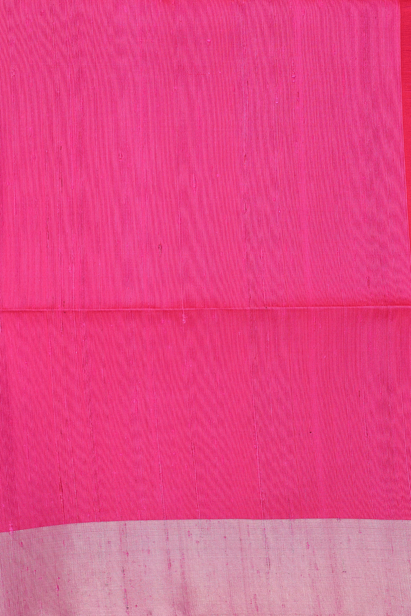 Soft Silk Saree In Chilli Red With Birds Motifs