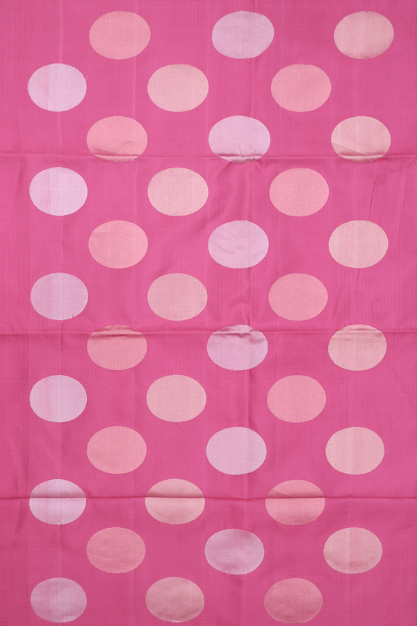 Soft Silk Saree In Mulberry With Circle Motifs