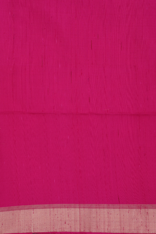 Soft Silk Saree In Pink And Orange With Checks Design