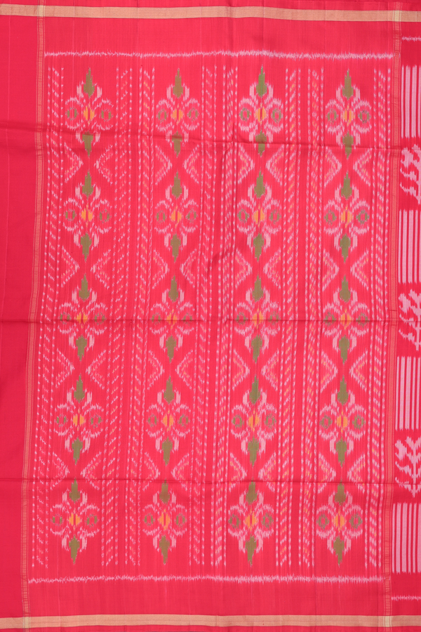 Soft Silk Saree In Red With Allover Design