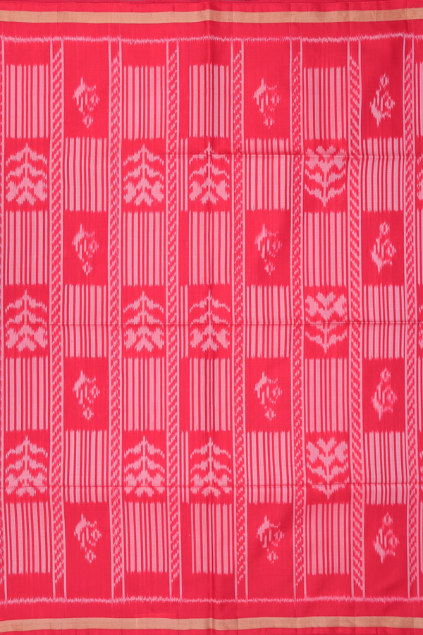 Soft Silk Saree In Red With Allover Design