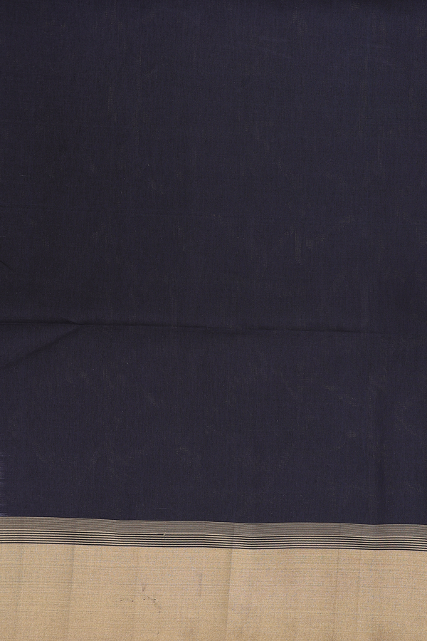 Soft Silk Saree In Black With Allover Design